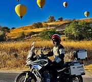 K.Mieliauskas motociklu nuvažiavo 2200 kilometrų per Turkiją ir pasiekė Irako sieną