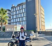 K.Mieliauskas motociklu nuvažiavo 2200 kilometrų per Turkiją ir pasiekė Irako sieną