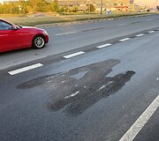 A juosta Pilaitės pr. gali važiuoti tik vie&scaron;asis transportas
