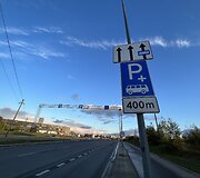 A juosta Pilaitės pr. gali važiuoti tik vie&scaron;asis transportas