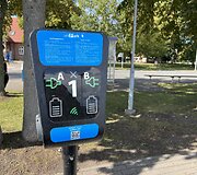 uniPark įkrovimo stotelė Juodkrantėje