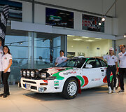 Auto Moto Parko lenktynininkai &bdquo;Rally Legend&ldquo; mes i&scaron;&scaron;ūkį jauniausiam pasaulio ralio čempionui