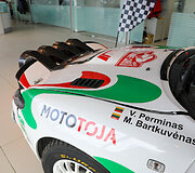 Auto Moto Parko lenktynininkai &bdquo;Rally Legend&ldquo; mes i&scaron;&scaron;ūkį jauniausiam pasaulio ralio čempionui