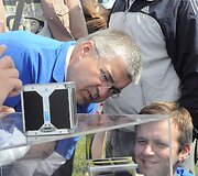 Palydovo &bdquo;LitSat 1&ldquo; pristatymas Aleksoto aerodrome