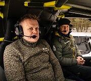 Tomas Jančys ir Irmantas Bražiūnas (Mediafon), pirmoji treniruotė naujuoju Dakaro motobagiu