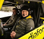 Tomas Jančys ir Irmantas Bražiūnas (Mediafon), pirmoji treniruotė naujuoju Dakaro motobagiu
