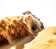 Lietuvos žurnalistų kelionė į Dakaro ralį Saudo Arabijoje &bdquo;Defender": Empty Quarter smėlynai