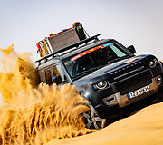 Lietuvos žurnalistų kelionė į Dakaro ralį Saudo Arabijoje &bdquo;Defender": Empty Quarter smėlynai