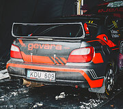 &bdquo;7bet Winter Rally Auk&scaron;taitija&ldquo; techninė zona prie&scaron; startą