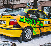 &bdquo;7bet Winter Rally Auk&scaron;taitija&ldquo; techninė zona prie&scaron; startą