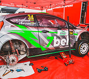 &bdquo;7bet Winter Rally Auk&scaron;taitija&ldquo; techninė zona prie&scaron; startą