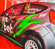 &bdquo;7bet Winter Rally Auk&scaron;taitija&ldquo; techninė zona prie&scaron; startą