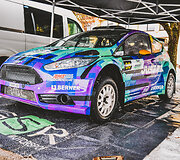 &bdquo;7bet Winter Rally Auk&scaron;taitija&ldquo; techninė zona prie&scaron; startą