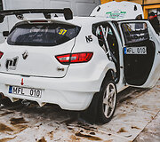 &bdquo;7bet Winter Rally Auk&scaron;taitija&ldquo; techninė zona prie&scaron; startą