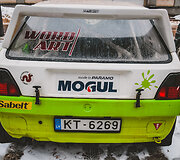 &bdquo;7bet Winter Rally Auk&scaron;taitija&ldquo; techninė zona prie&scaron; startą