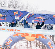  &bdquo;Red Bull Jump & Freeze&ldquo; renginys Vilniuje ant Tauro kalno
