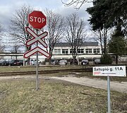 &Scaron;altupio gatvė Vilniuje ir &scaron;alia jos esanti Janki&scaron;kių gatvė, atskira geležinkeliu