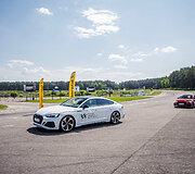 Audi RS5 ir S3 bandymai Nemuno žiede