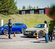 Audi RS5 ir S3 bandymai Nemuno žiede