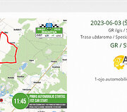 Rally Žemaitija, &scaron;e&scaron;tadienio greičio ruožų žemėlapiai