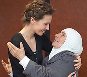 Basharas ir Assadas ir jo žmona Asma &ndash; tarsi angelai, nusileidę i&scaron; dangaus