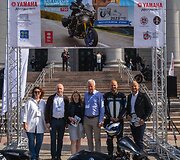 I&scaron; Lietuvos Nacionalinės Martyno Mažvydo bibliotekos startavo kultūrinis ralis &bdquo;Mototourism Sprint Vilnius 700&ldquo;, skirtas Vilniaus jubiliejui.