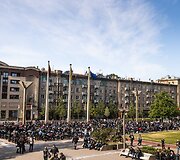 I&scaron; Lietuvos Nacionalinės Martyno Mažvydo bibliotekos startavo kultūrinis ralis &bdquo;Mototourism Sprint Vilnius 700&ldquo;, skirtas Vilniaus jubiliejui.