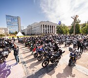I&scaron; Lietuvos Nacionalinės Martyno Mažvydo bibliotekos startavo kultūrinis ralis &bdquo;Mototourism Sprint Vilnius 700&ldquo;, skirtas Vilniaus jubiliejui.