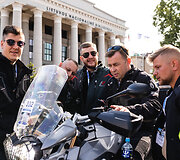 I&scaron; Lietuvos Nacionalinės Martyno Mažvydo bibliotekos startavo kultūrinis ralis &bdquo;Mototourism Sprint Vilnius 700&ldquo;, skirtas Vilniaus jubiliejui.