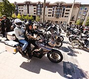 I&scaron; Lietuvos Nacionalinės Martyno Mažvydo bibliotekos startavo kultūrinis ralis &bdquo;Mototourism Sprint Vilnius 700&ldquo;, skirtas Vilniaus jubiliejui.