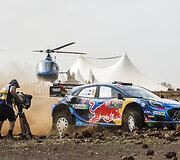 Ottas Tanakas Kenijos WRC