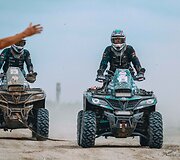 CFMoto Thunder RT fini&scaron;as Breslau ralyje