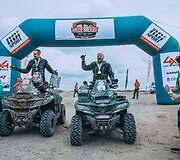 CFMoto Thunder RT fini&scaron;as Breslau ralyje