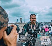 CFMoto Thunder RT fini&scaron;as Breslau ralyje