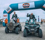 CFMoto Thunder RT fini&scaron;as Breslau ralyje