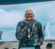 CFMoto Thunder RT fini&scaron;as Breslau ralyje