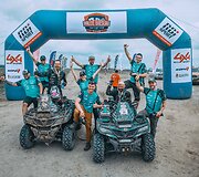CFMoto Thunder RT fini&scaron;as Breslau ralyje