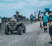 CFMoto Thunder RT fini&scaron;as Breslau ralyje