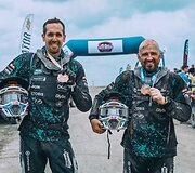 CFMoto Thunder RT fini&scaron;as Breslau ralyje