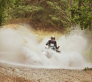 CFMoto Thunder RT fini&scaron;as Breslau ralyje