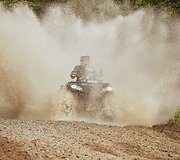 CFMoto Thunder RT fini&scaron;as Breslau ralyje