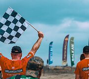 CFMoto Thunder RT fini&scaron;as Breslau ralyje