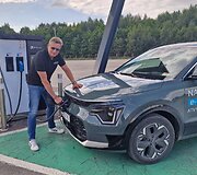 Rekordinis Vitoldo Miliaus ir Dainiaus Jako važiavimas Kia Niro