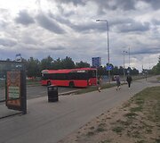 Autobuso manevrai Pilaitės prospekte