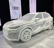 Audi Q6 e-tron prototipas Miuncheno automobilių parodoje