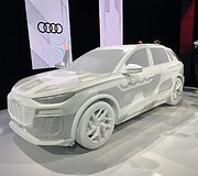 Audi Q6 e-tron prototipas Miuncheno automobilių parodoje