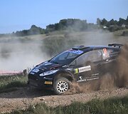 Vaidotas Pa&scaron;kevičius su Ford Fiesta N5 Elektrėnų ralyje
