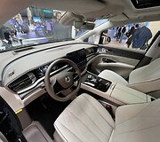 Kinijos gamintojo BYD elektromobiliai Miuncheno mobilumo parodoje