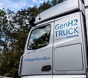 &bdquo;Daimler Truck&ldquo; vandeniliu varomas sunkvežimis &bdquo;GenH2&ldquo; pasiekė naują rekordą