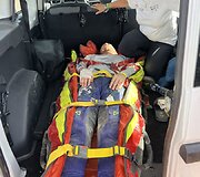 Motociklininkas G.&Scaron;atkus patyrė traumą ir kovos dėl kelialapio į Dakarą nebetęs